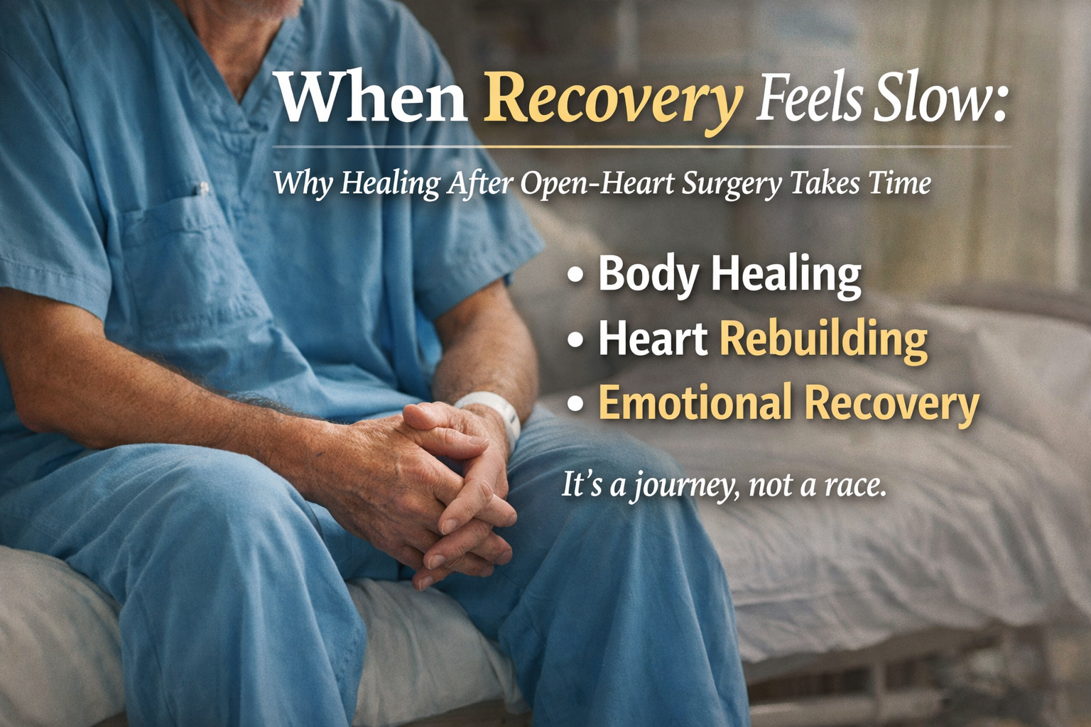 When Recovery Feels Slow: Why Healing After Open-Heart Surgery Takes Time (And That’s Okay)