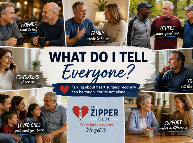 What Do I Tell My Friends and Family After Heart Surgery?
