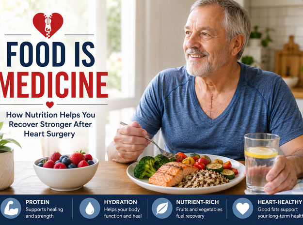 Food as Medicine: How Nutrition Can Help You Recover Stronger After Heart Surgery